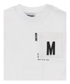 MOSCHINO T-SHIRT PER NEONATI CON LOGO FRONTALE