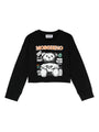 MOSCHINO TOP CORTO CON STAMPA TEDDY BEAR