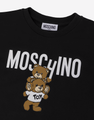 MOSCHINO T-SHIRT IN JERSEY TEDDY LOGO