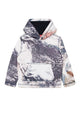 DIESEL FELPA CON CAPPUCCIO E STAMPA PLANET CAMO