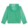 BILLIE BLUSH CARDIGAN CON CAPPUCCIO VERDE