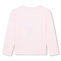 BILLIE BLUSH T-SHIRT A MANICHE LUNGHE ROSA