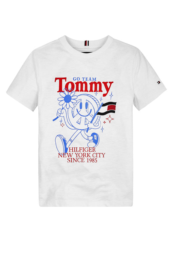 TOMMY HILFIGER T-SHIRT CON STAMPA